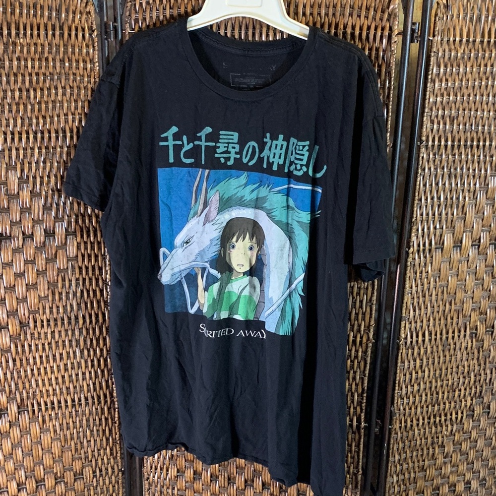 🚫SOLD🚫Vintage Studio Ghibli Spirited Away Anime T-Shirt Size 2X